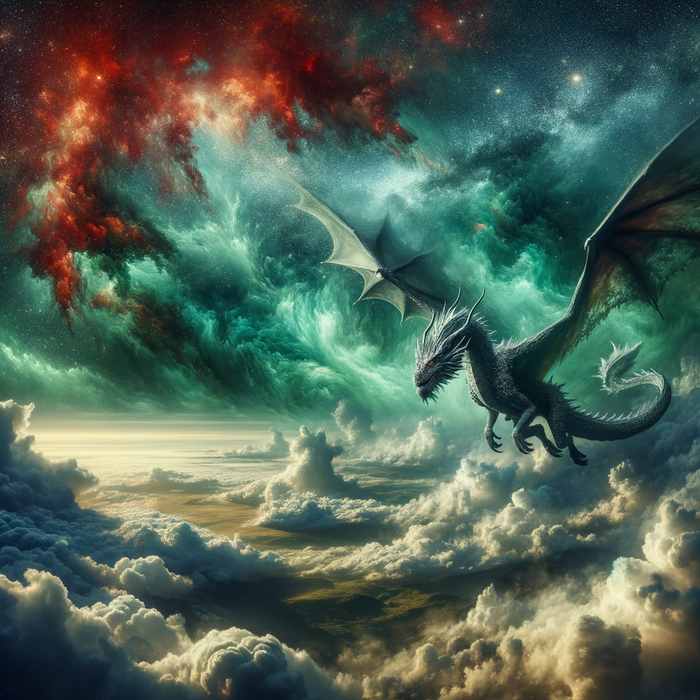 Dragon's Mythic Flight Diamond Painting