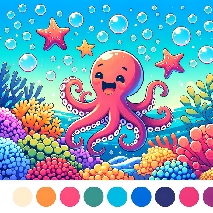 Bubbly Underwater World Paint By Diamond