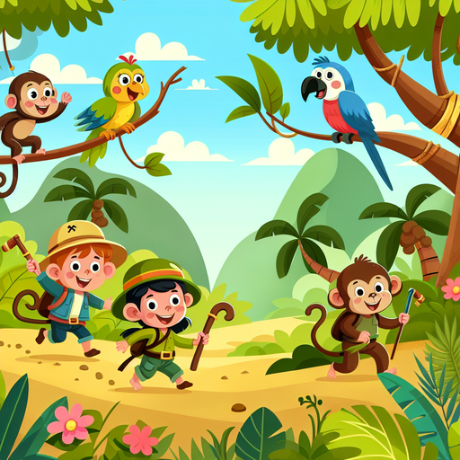 Treasure Trove In The Jungle Paint By Diamonds Kits