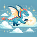 Magic Dragon Flight Paint By Diamond