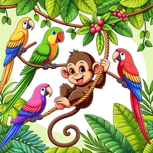 Jolly Jungle Explorer Paint By Diamonds Kits