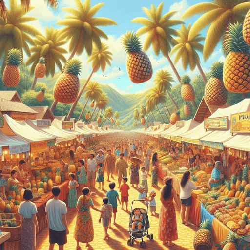 Pineapple Festival - United States Paint By Diamonds