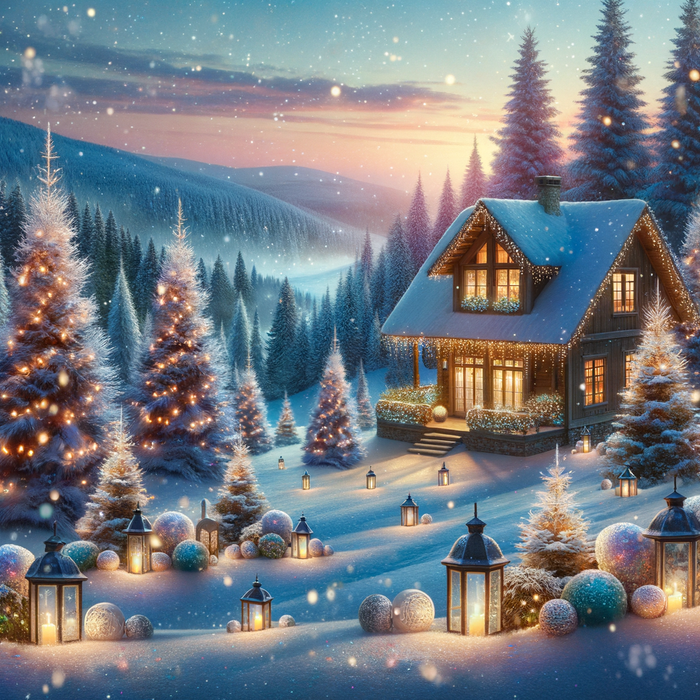 Winter Wonderland Magic 5D DIY Paint By Diamond Kit