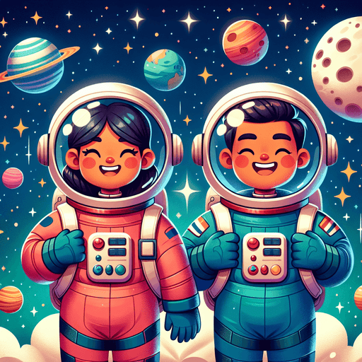 Curious Astronauts Diamond Painting