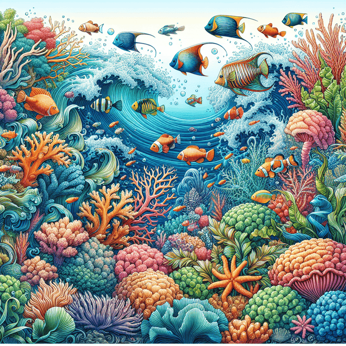 Enchanting Ocean Depths Paint By Color