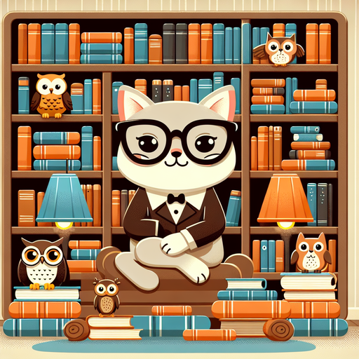 Clever Cat's Book Club Diamonded Painting Kits