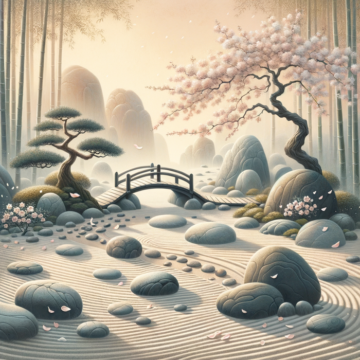 Serene Zen Garden 5D DIY Paint By Diamond Kit