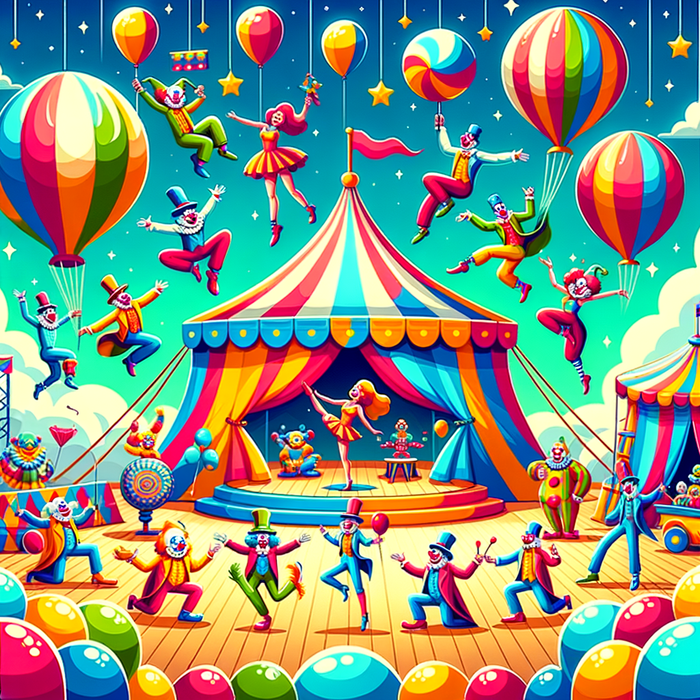 Circus Extravaganza Paint By Color