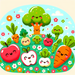 Vibrant Veggie Friends Paint By Diamond