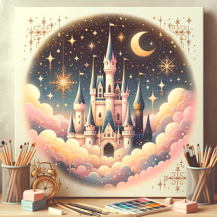 Glimmering Fairy Tale Paint By Color