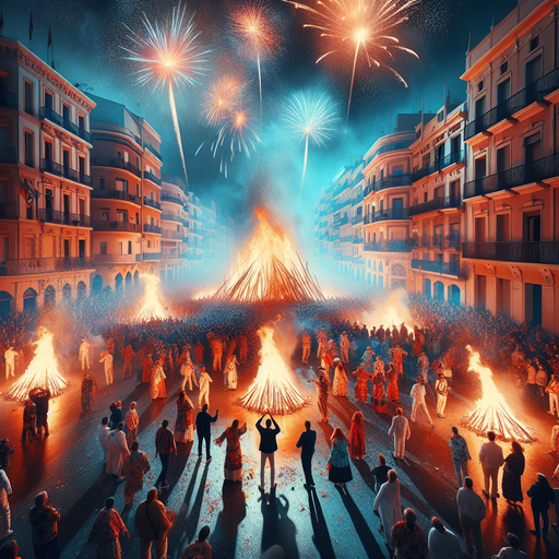 Fiesta De San Juan - Alicante Painting Diamond Kit