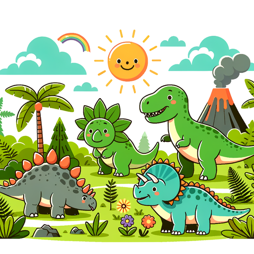 Historic Dinosaur World Paint By Diamond