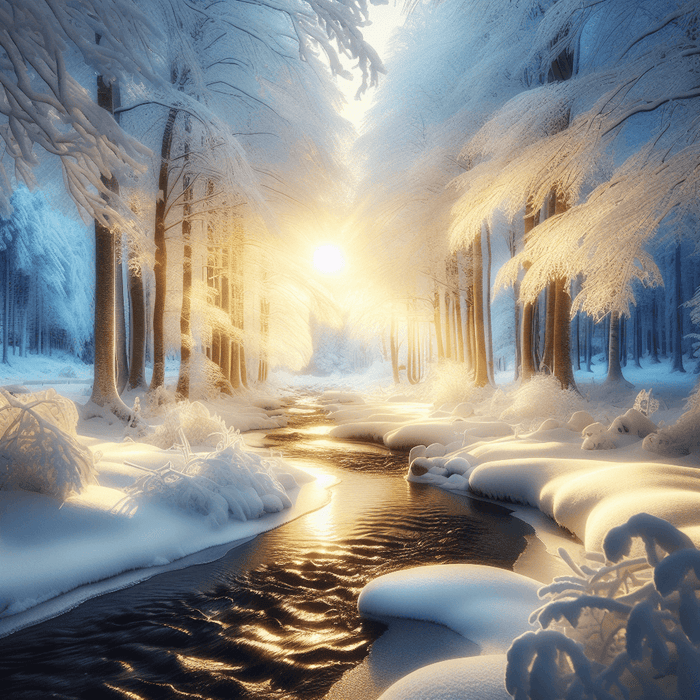 Dreamy Winter Landscape Diamond Painting