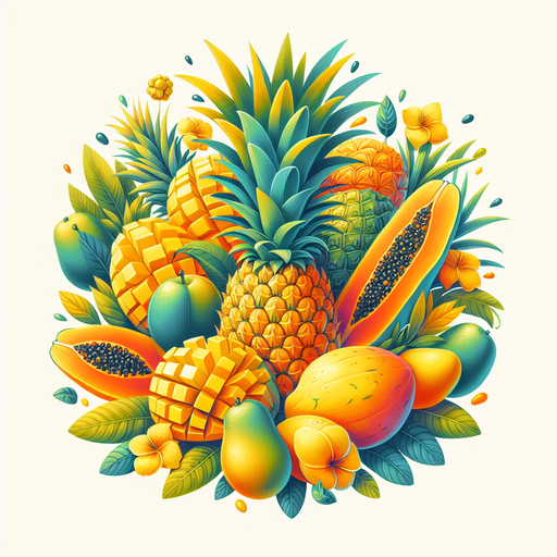 Tropical Fruit Fiesta Diamond Painting