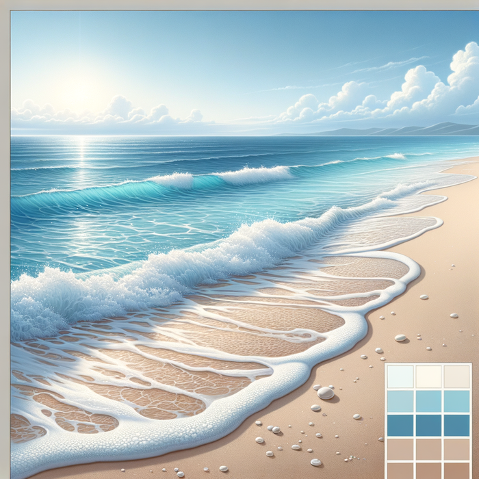 Soothing Sea Waves Paint By Diamonds Art