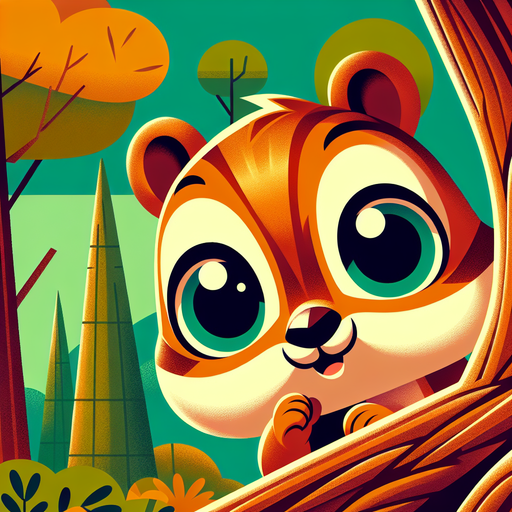 Curious Chipmunk Paint By Color