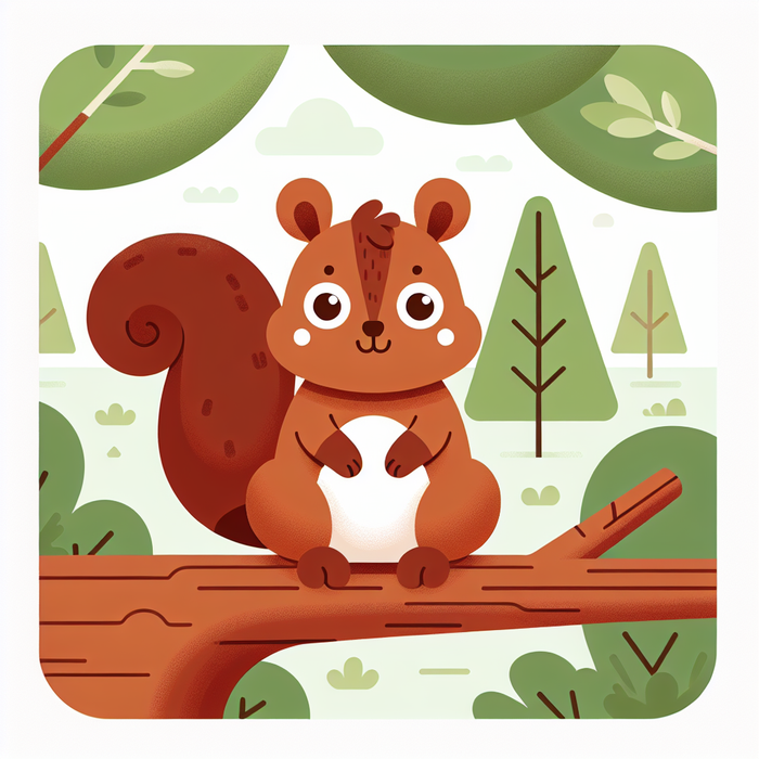 Cheery Squirrel Diamond Painting