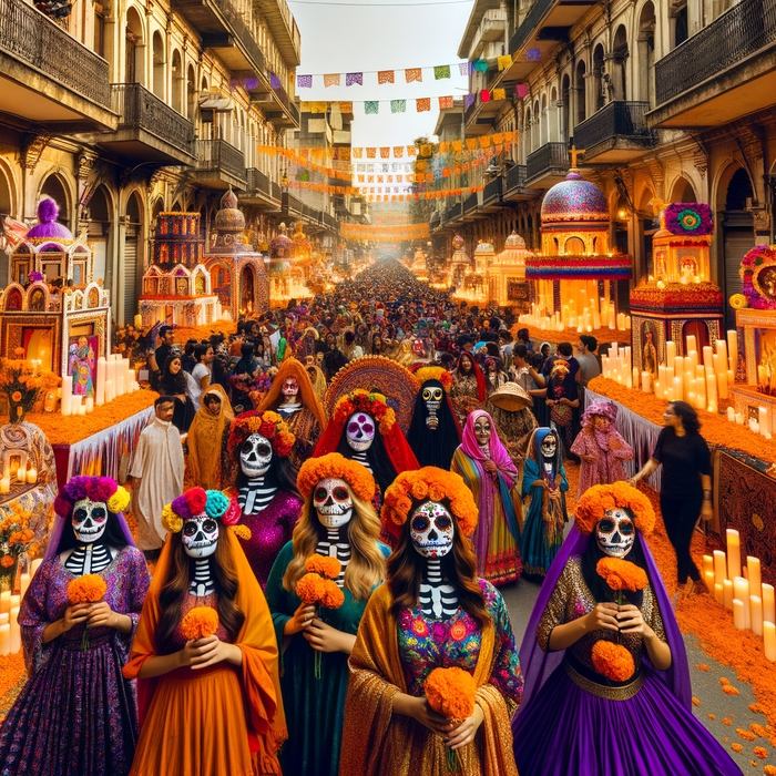 Day Of The Dead Festival - Oaxaca Diamonded Painting Kits