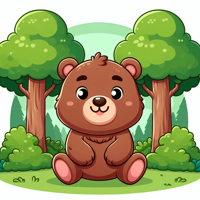 Giggling Bear Diamond Painting