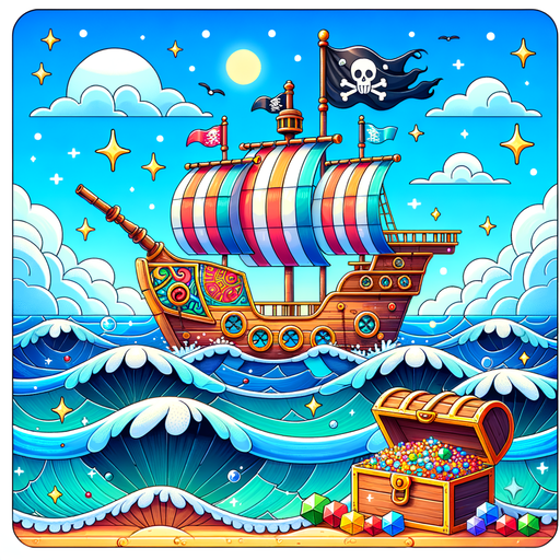 Pirate's Treasure Paint By Color