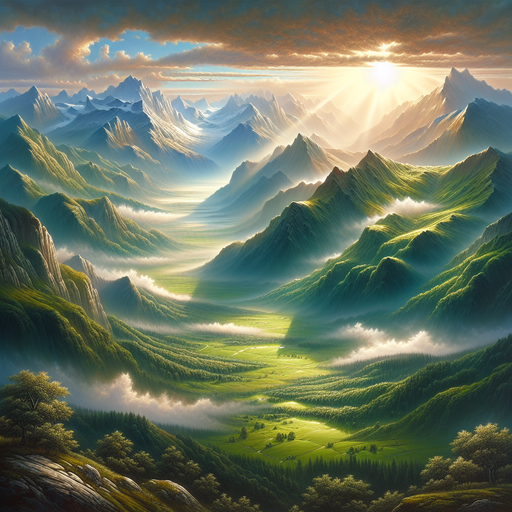 Gentle Mountain Breeze Paint By Diamonds Kits