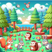Forest Critter Caper Diamonded Painting Kits