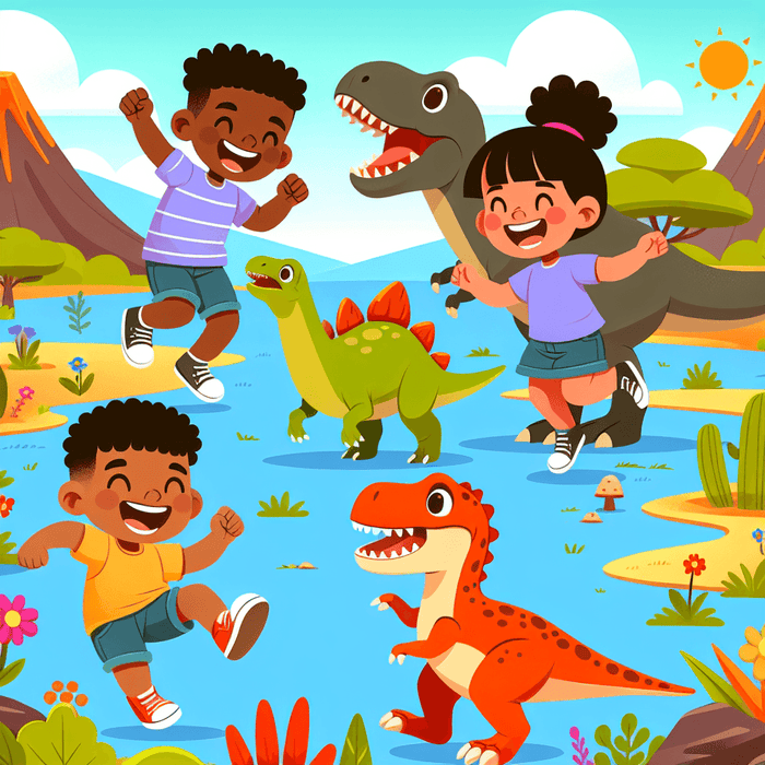 Dino Discovery Playground Paint By Diamond