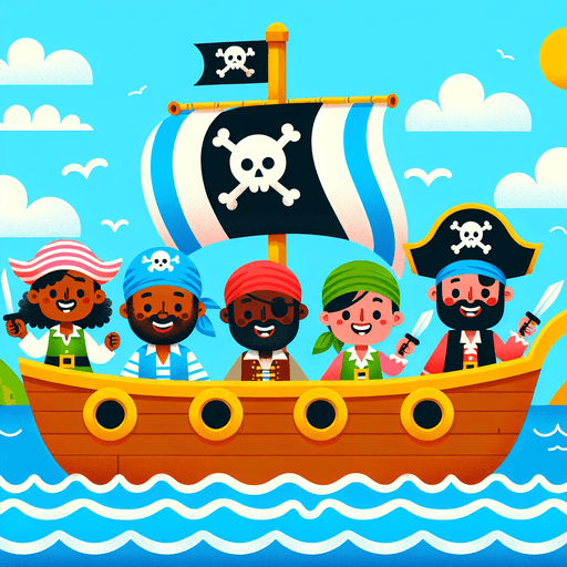 Playful Pirate Adventure DIY Paint By Diamonds