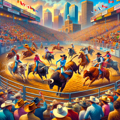 The Calgary Stampede DIY Paint By Diamonds