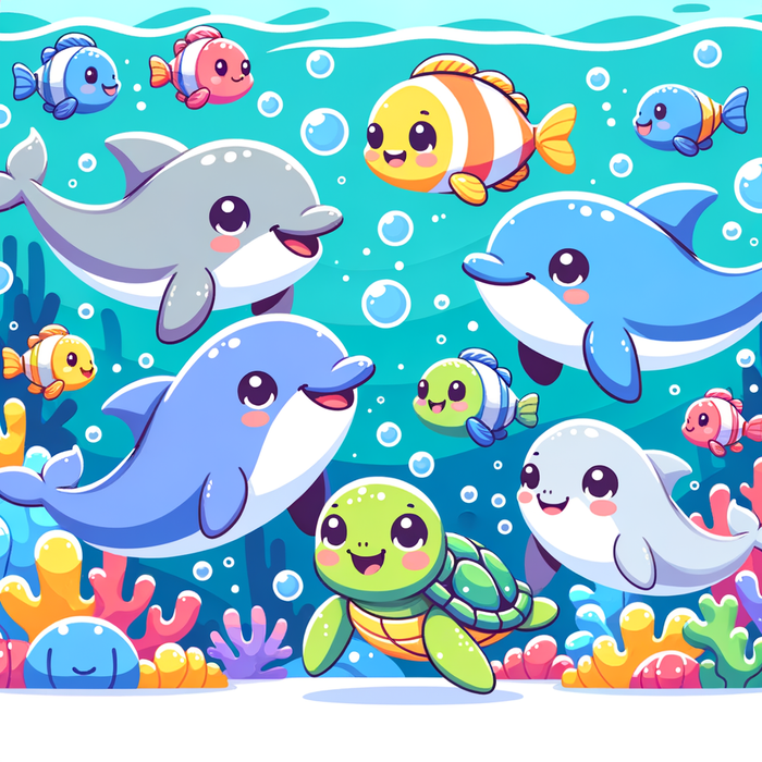 Joyful Underwater Fun Paint By Diamonds