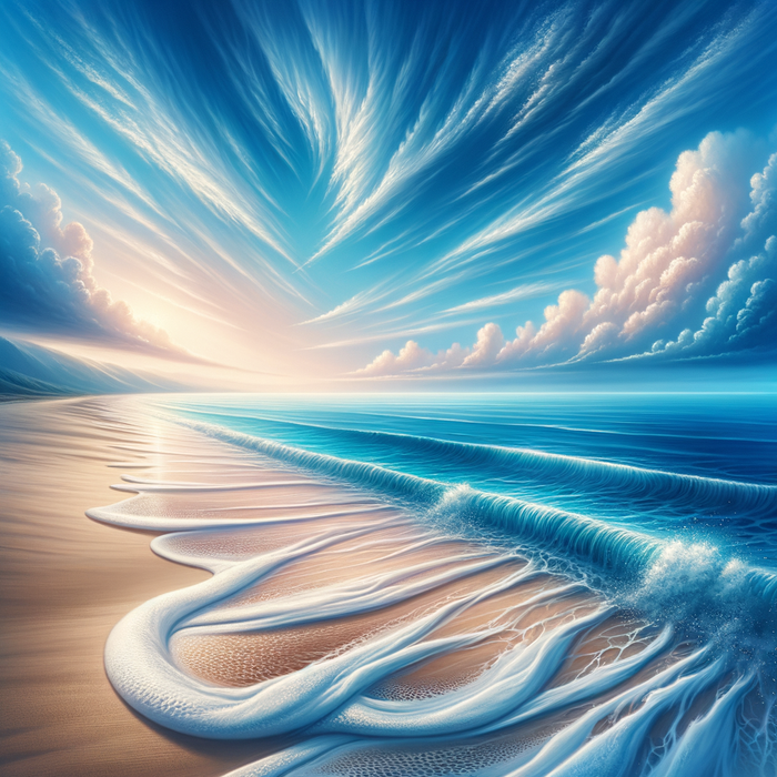 Ethereal Ocean Waves Paint By Color