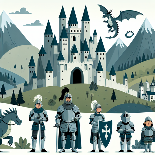 Royal Kingdom Of Knights Paint By Diamonds Kits