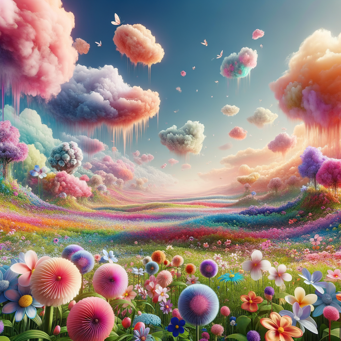 Floral Fantasy Meadow Diamond Painting