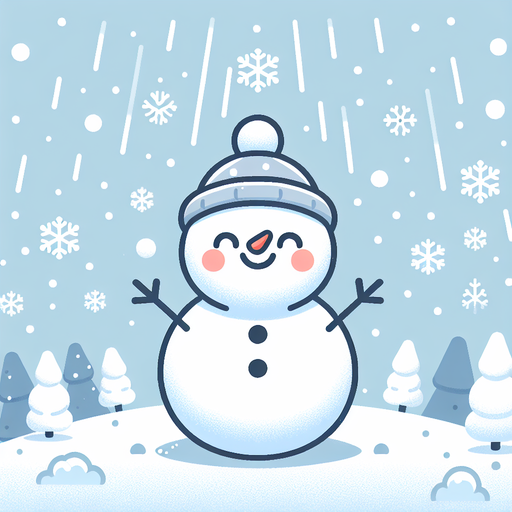 Snowflake Snowman's Fun Diamond Painting