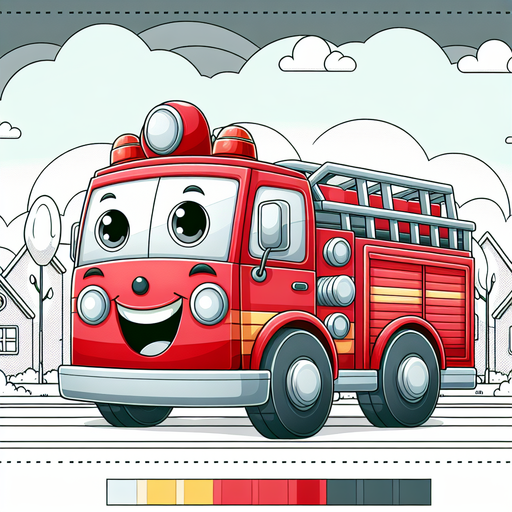Merry Firetruck Diamonded Painting Kits