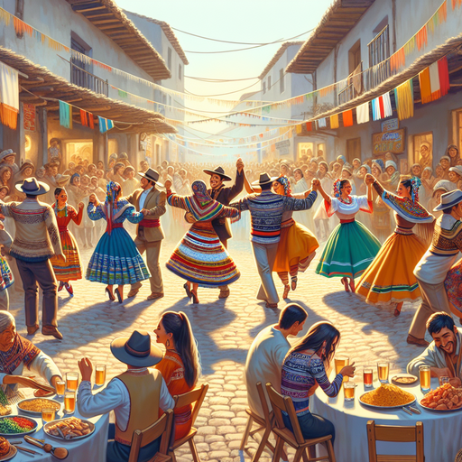 Fiesta De La Tirana Painting By Diamonds Kit