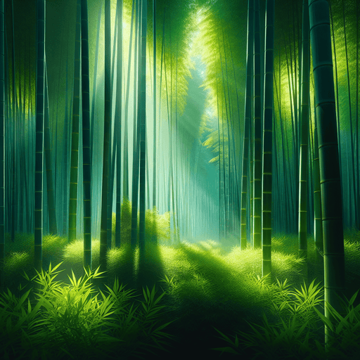 Meditative Bamboo Forest Diamonded Painting Kits