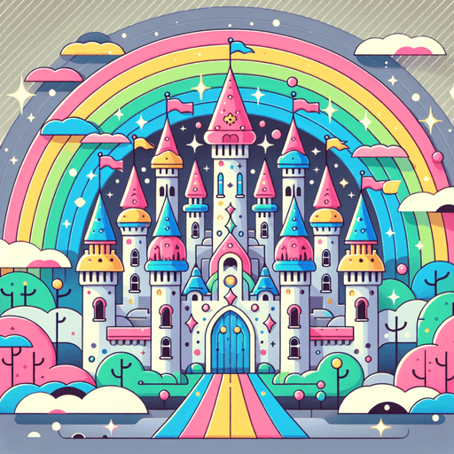 Magic Castle Painting By Diamonds Kit