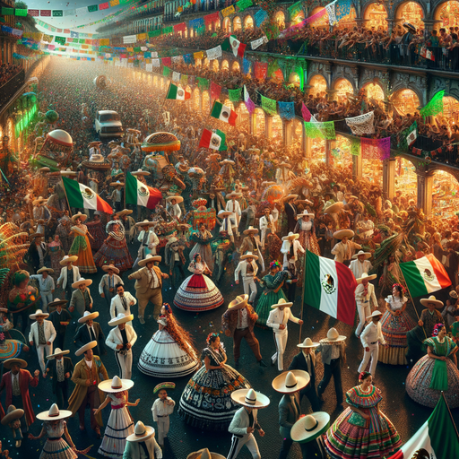 Día De La Independencia - Mexico Painting By Diamonds Kit