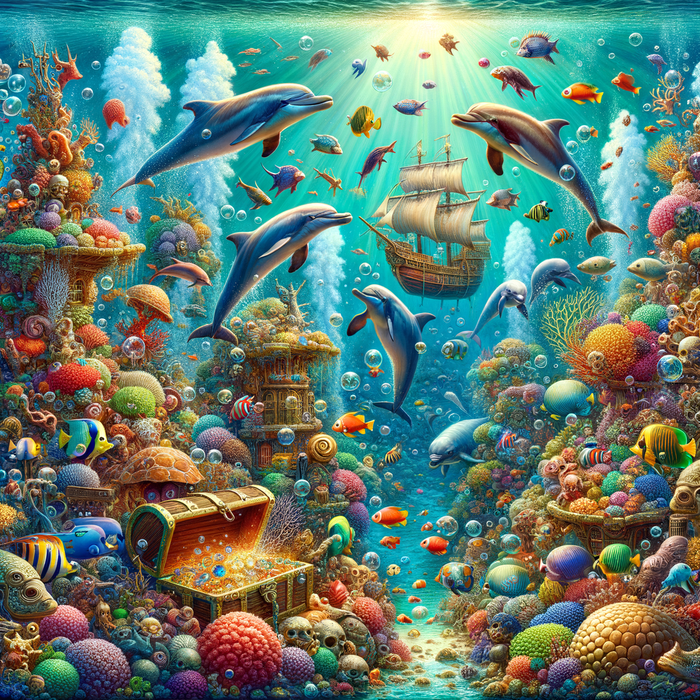 Whimsical Underwater Adventure 5D DIY Paint By Diamond Kit