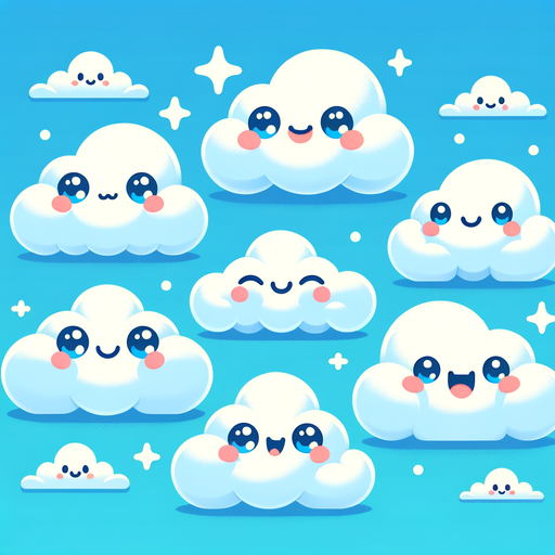 Happy Little Clouds Painting Diamond Kit