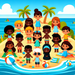 Island Beach Getaway Paint By Color