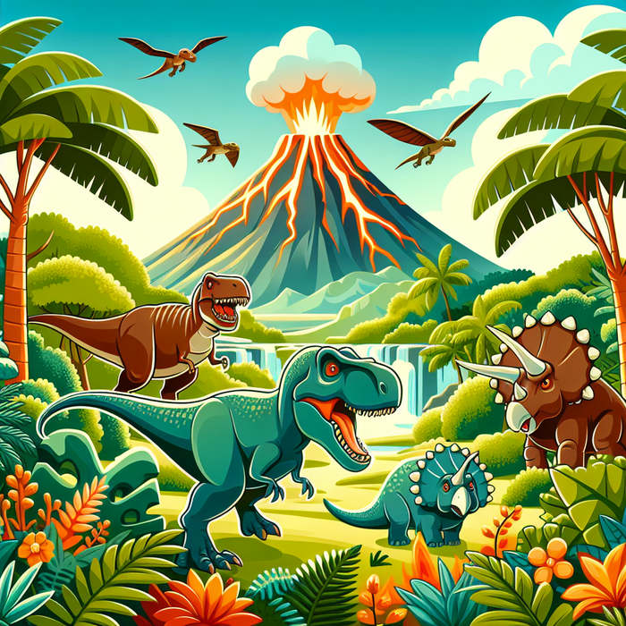 Daring Dino Expedition Diamonded Painting Kits