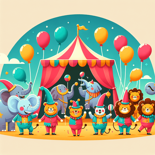 Charming Circus Spectacle Painting By Diamonds Kit
