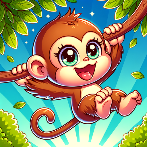 Mischievous Monkey Painting Diamond Kit