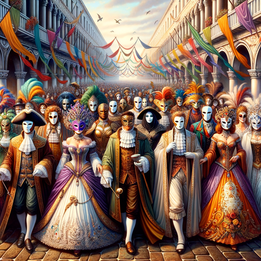 The Venice Carnival Paint By Color