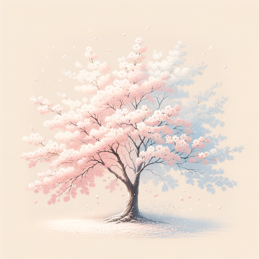 Cherry Blossom Tranquility Paint By Color