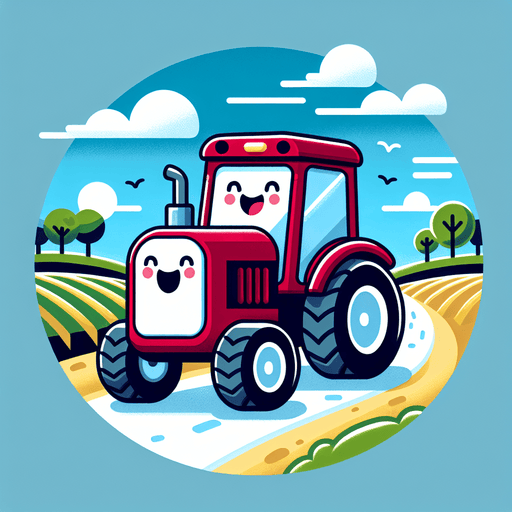 Lively Tractor Paint By Diamonds Kits