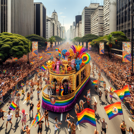 Pride Parade - São Paulo Paint By Diamond