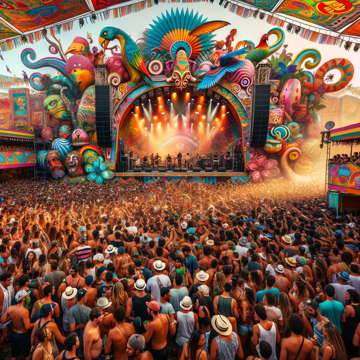 Lollapalooza Brazil Painting By Diamonds Kit